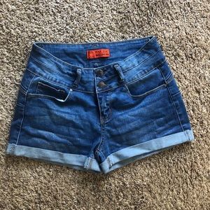 Wax jean Butt I love you shorts